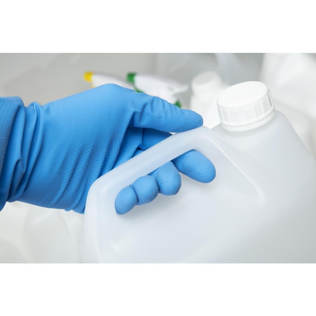 Jantex Household Glove Blue Medium - F953-M