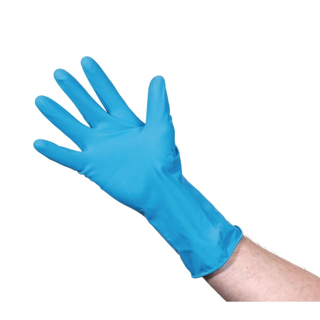 Jantex Household Glove Blue Large - F953-L