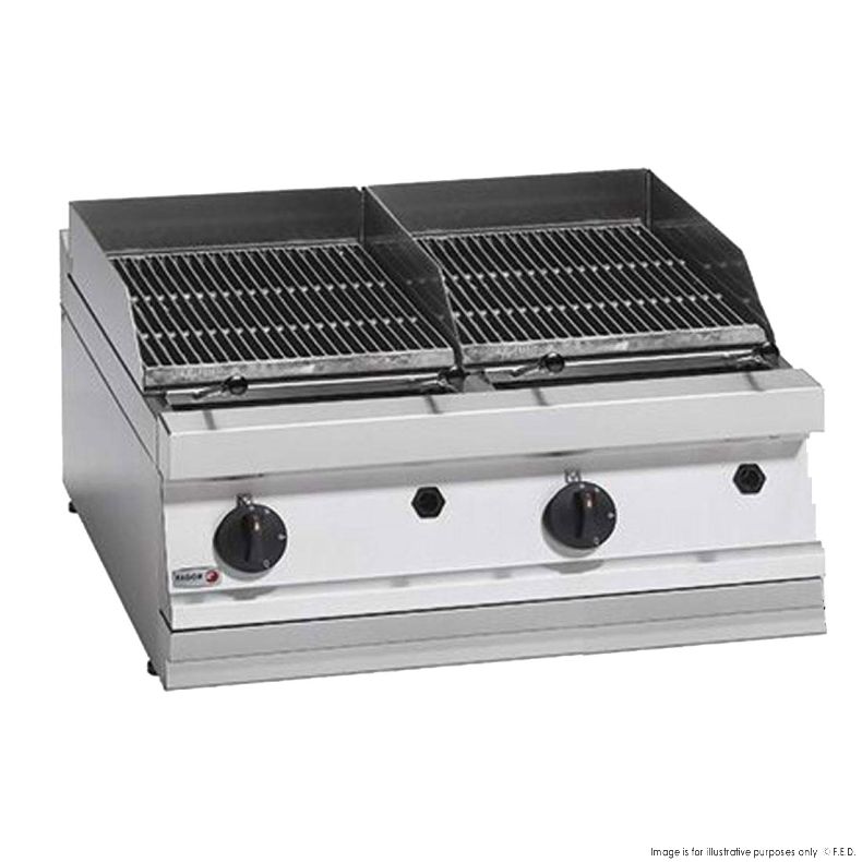 Ex-Showroom: Fagor 700 Series Gas Charcoal 2 Grid Grill BG7-10-QLD7