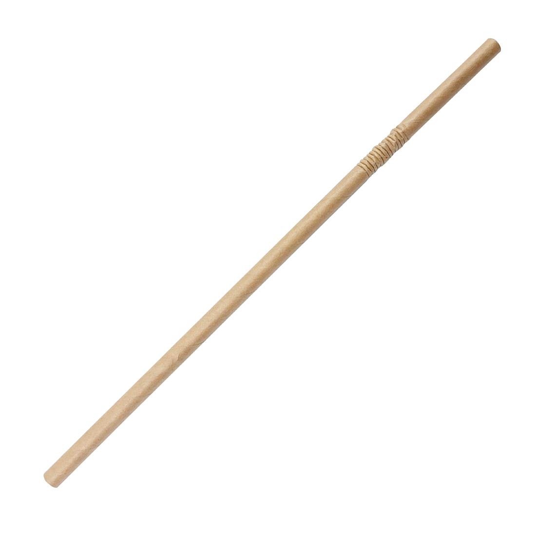 Fiesta Compostable Bendy Paper Straws Kraft (Pack of 250) - FB141