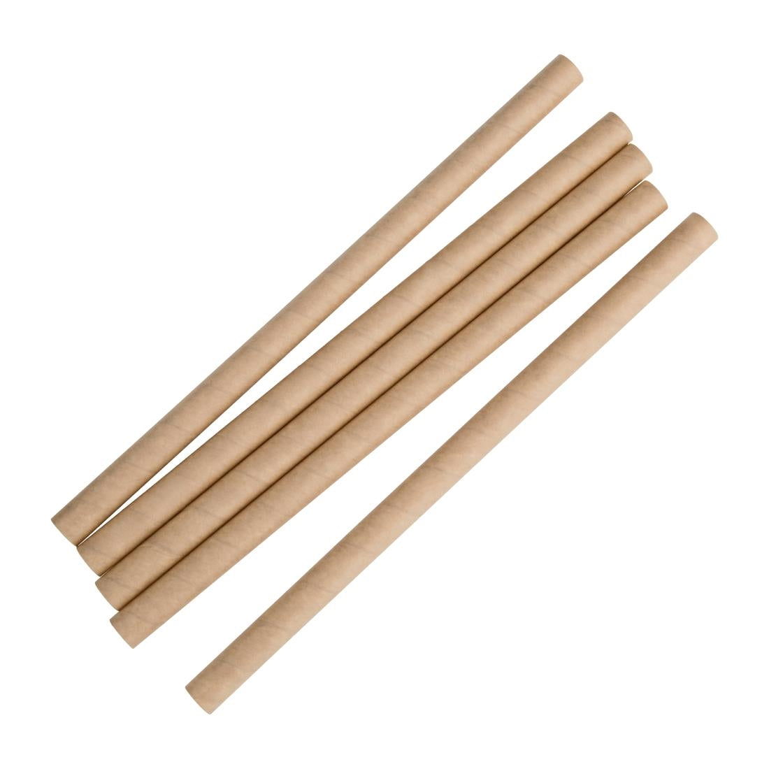 Fiesta Compostable Paper Smoothie Straws Kraft (Pack of 250) - FB146