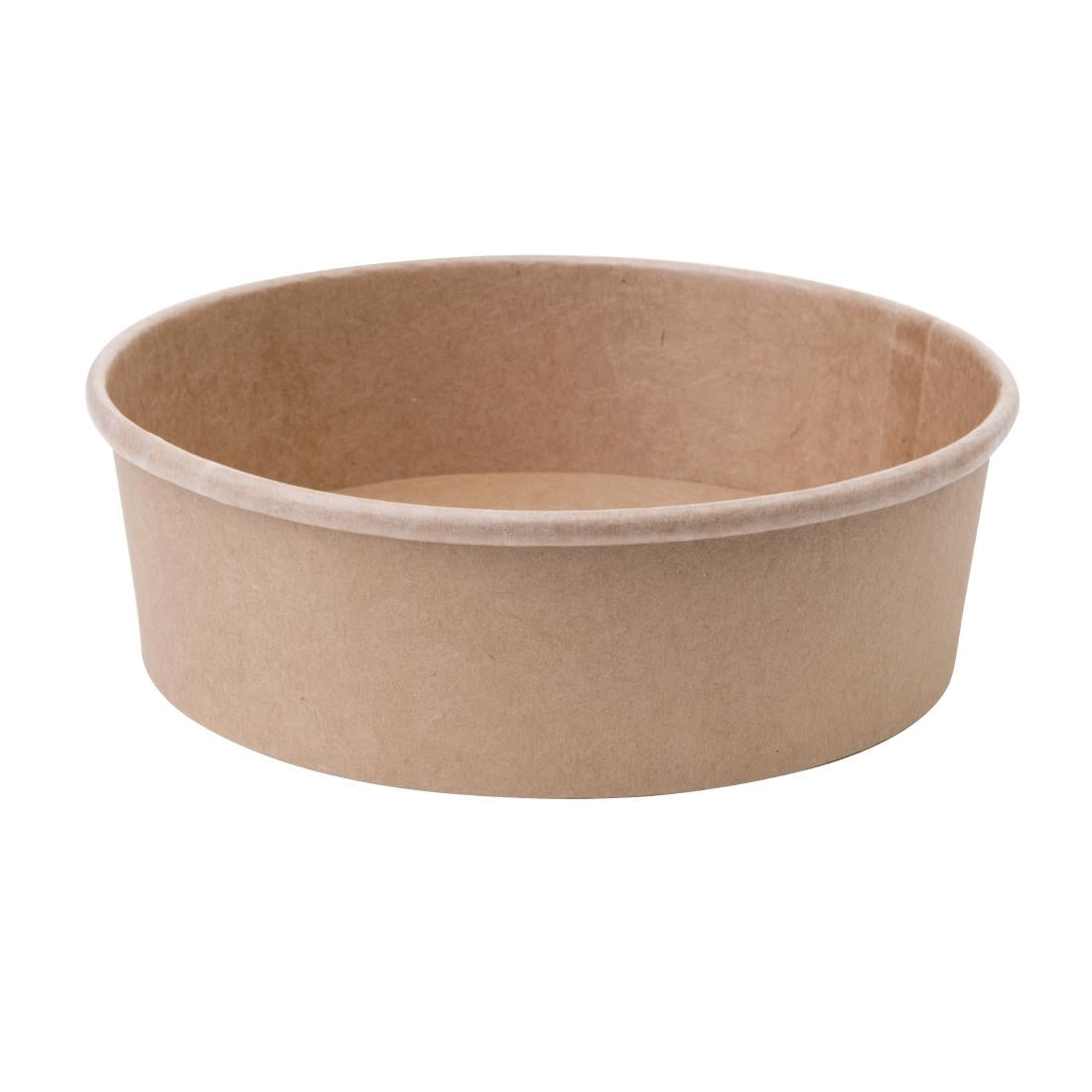 Fiesta Compostable Round Kraft Salad Bowls 500ml (Pack of 300) - FB196