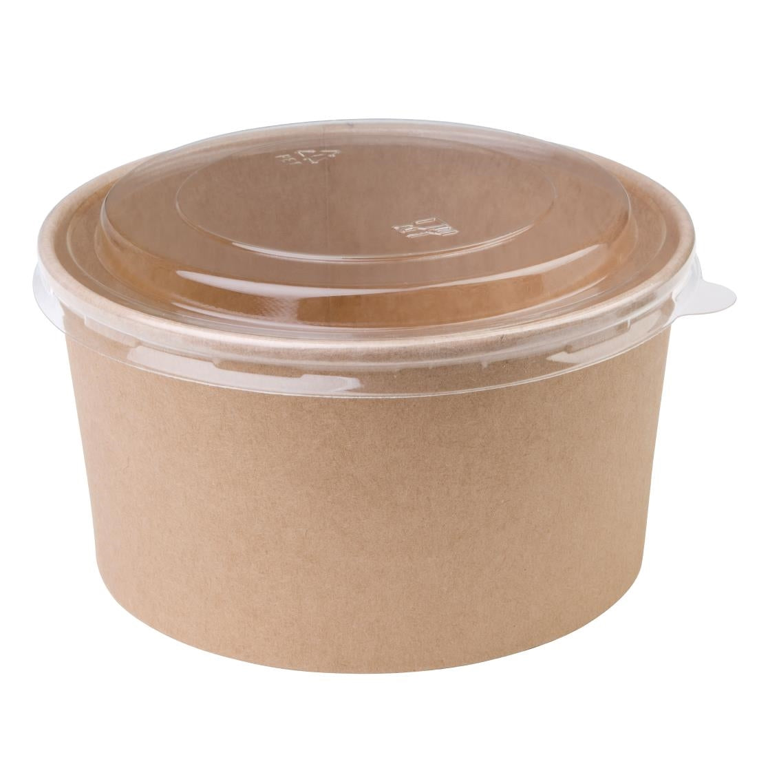 Fiesta Compostable Round Kraft Salad Bowls 1000ml (Pack of 300) - FB198