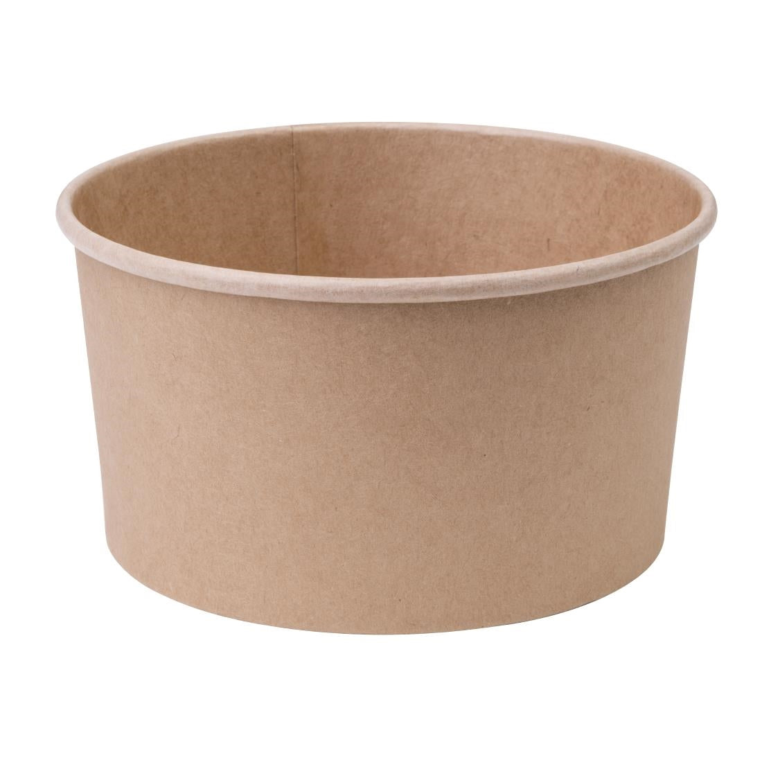 Fiesta Compostable Round Kraft Salad Bowls 1000ml (Pack of 300) - FB198