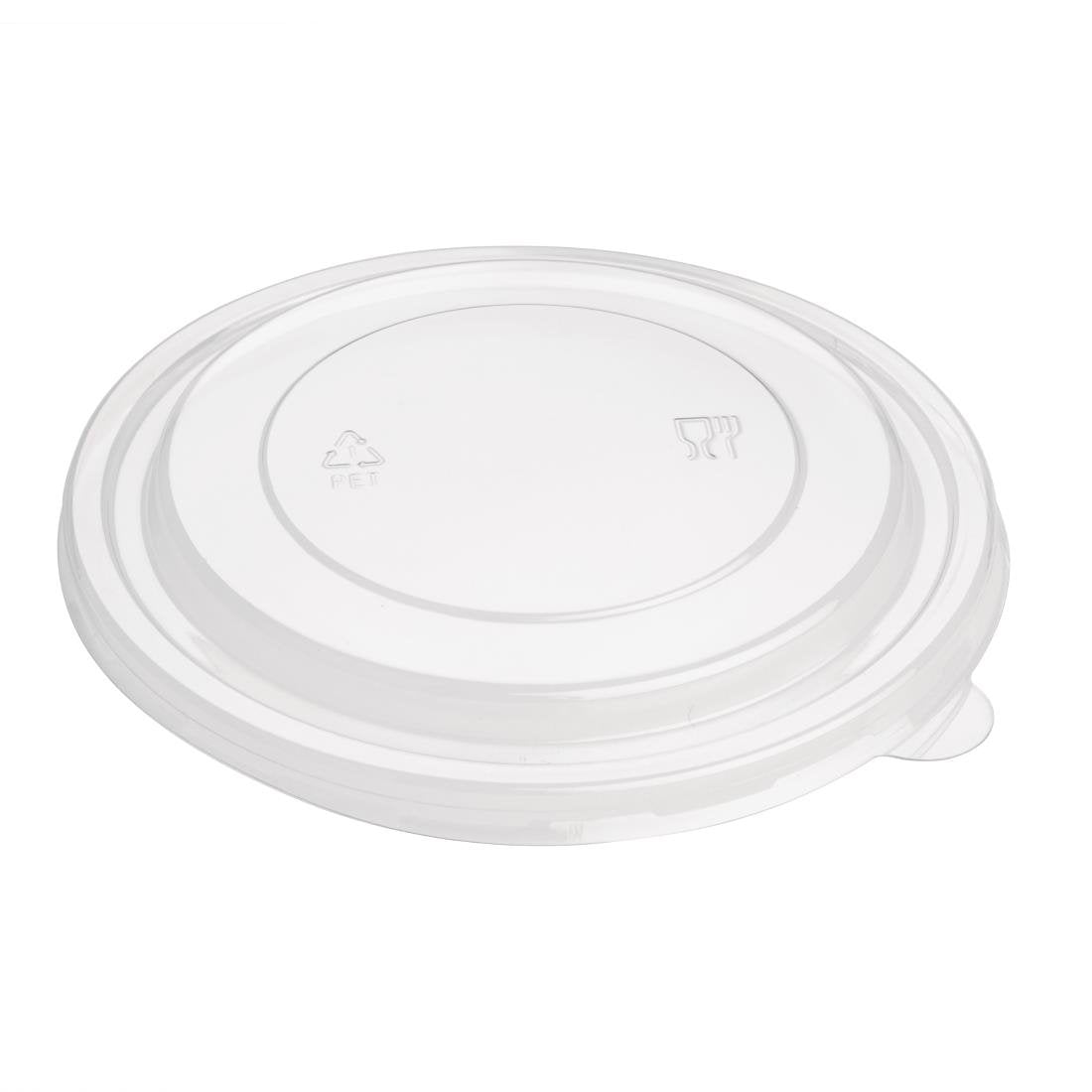 Fiesta Recyclable PET Round Salad Bowl Lids (Pack of 300) - FB199