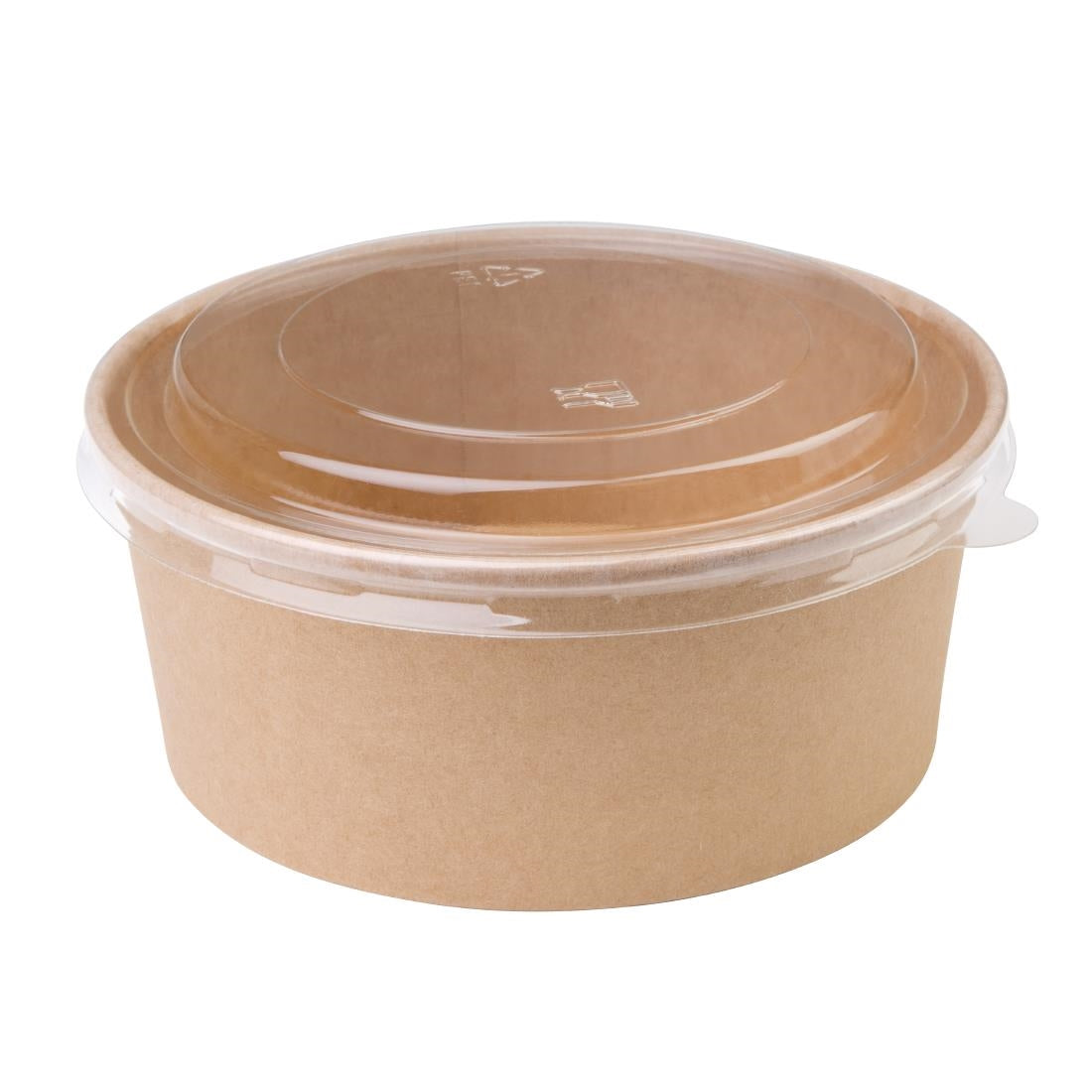 Fiesta Recyclable PET Round Salad Bowl Lids (Pack of 300) - FB199