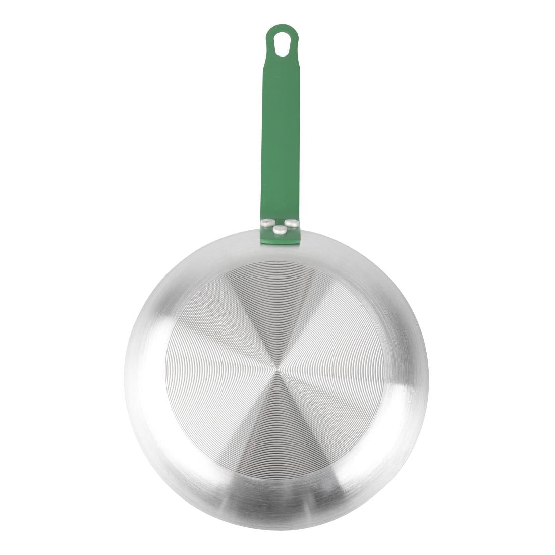 Hygiplas Aluminium Non-stick Teflon Platinum Plus Frying Pan with Green Handle 240mm - HT962