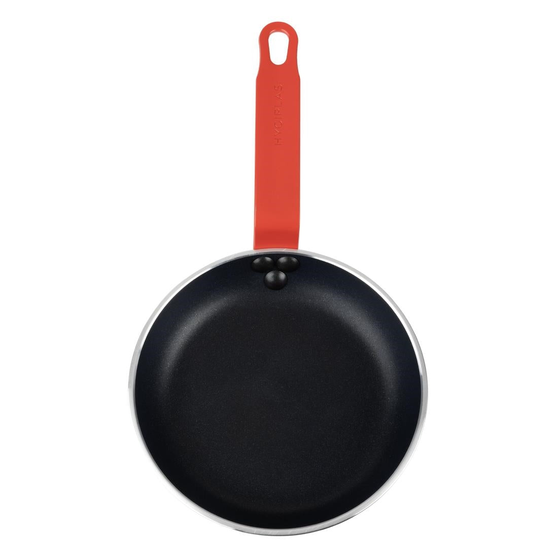 Hygiplas Aluminium Non-stick Teflon Platinum Plus Frying Pan with Red Handle 200mm - HT964