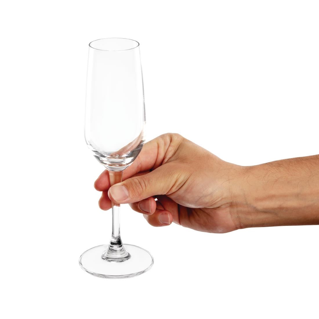 Olympia Mendoza Glass Flute - 185ml (6 Pack) - FB484