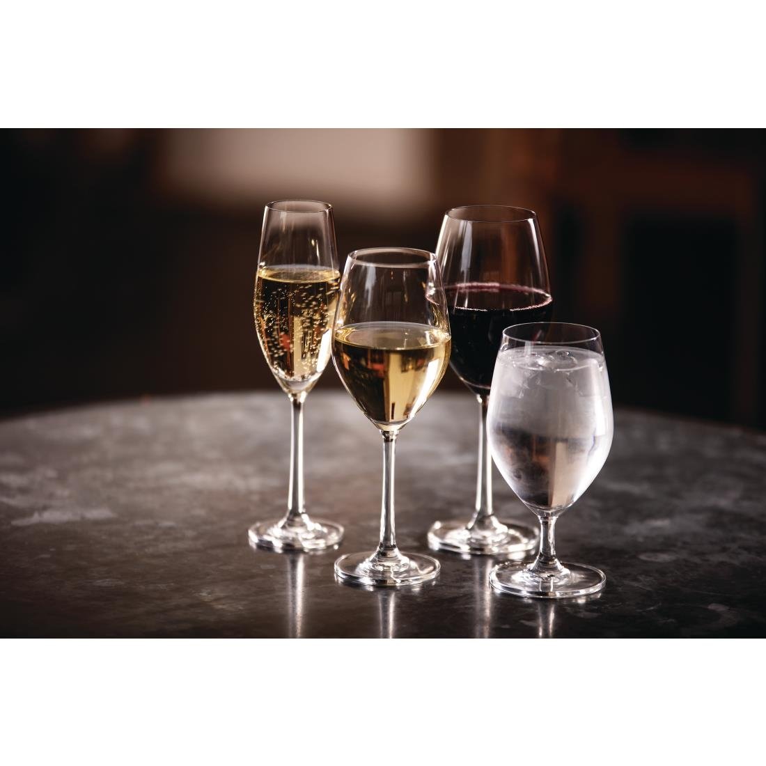 Olympia Cordoba Wine Glasses 340ml 12oz (6 Pack) - FB553