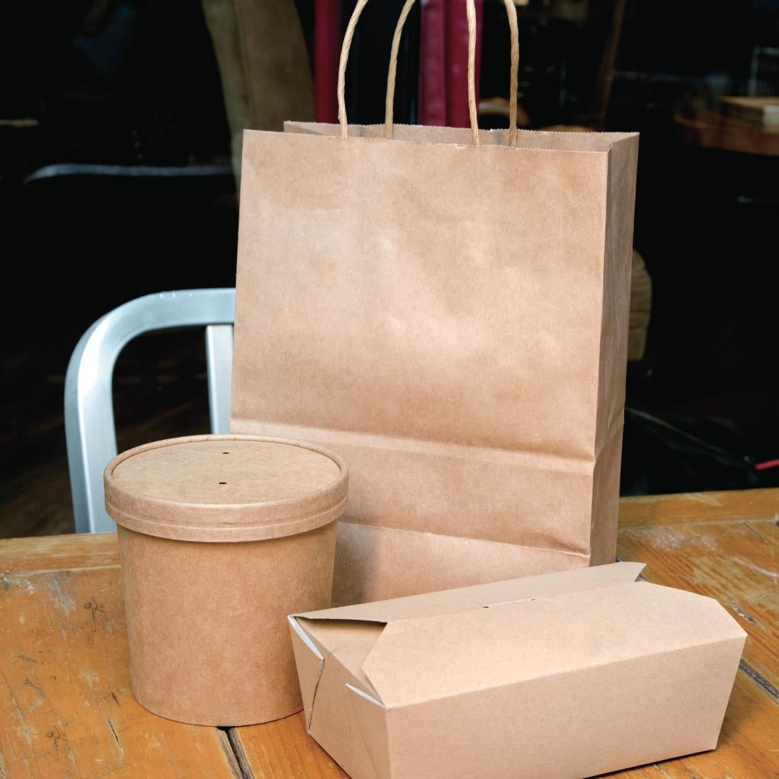 Fiesta Compostable Biodegradable Paper Soup Container Lids 98mm (Pack of 500) - FB556