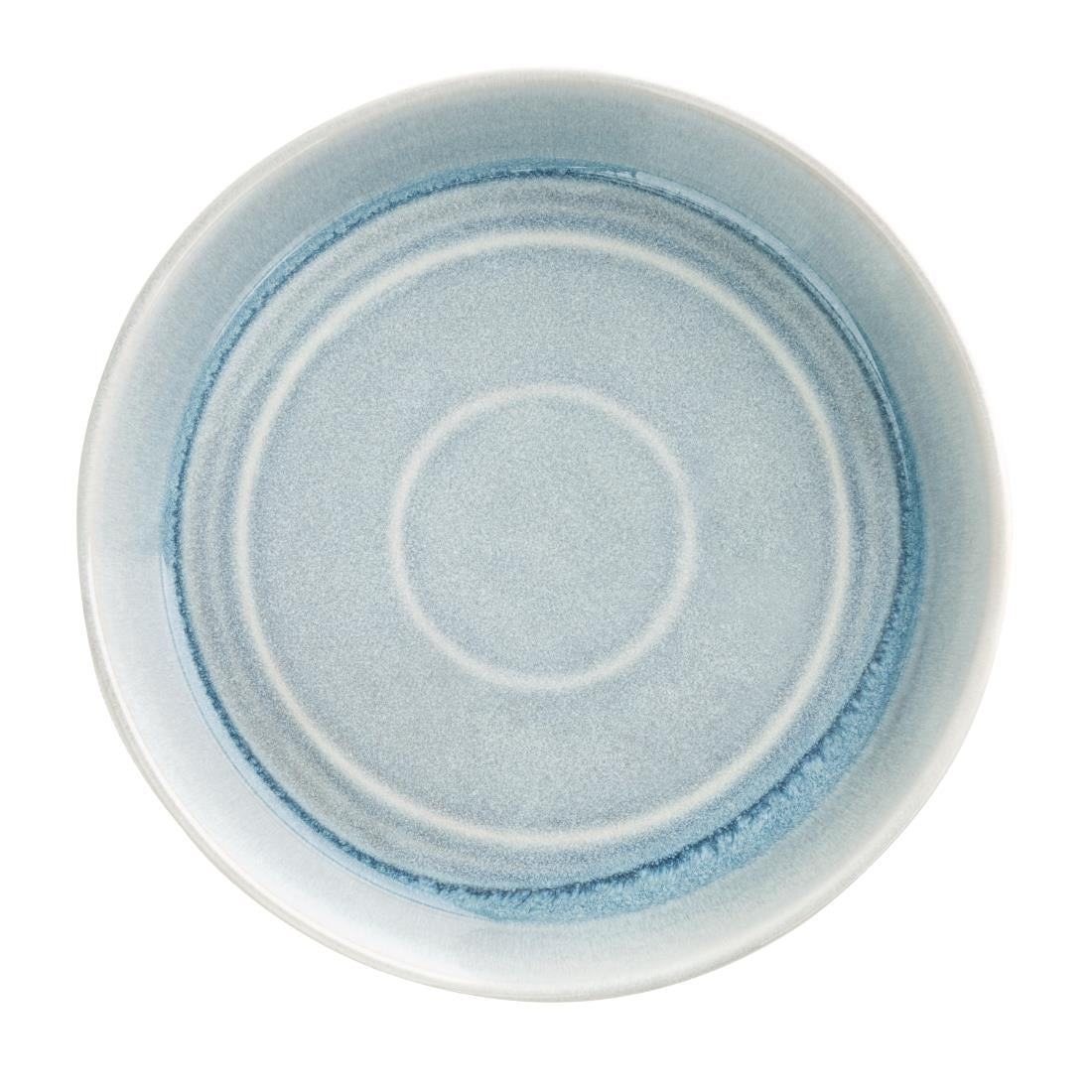 Olympia Cavolo Flat Round Bowls Ice Blue 220mm (4 Pack) - FB566