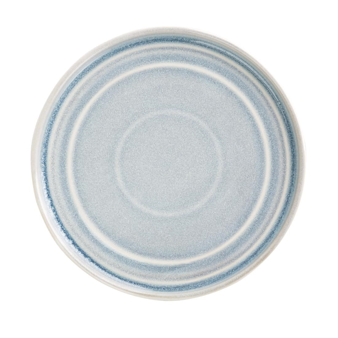 Olympia Cavolo Flat Round Plates Ice Blue 220mm (6 Pack) - FB568