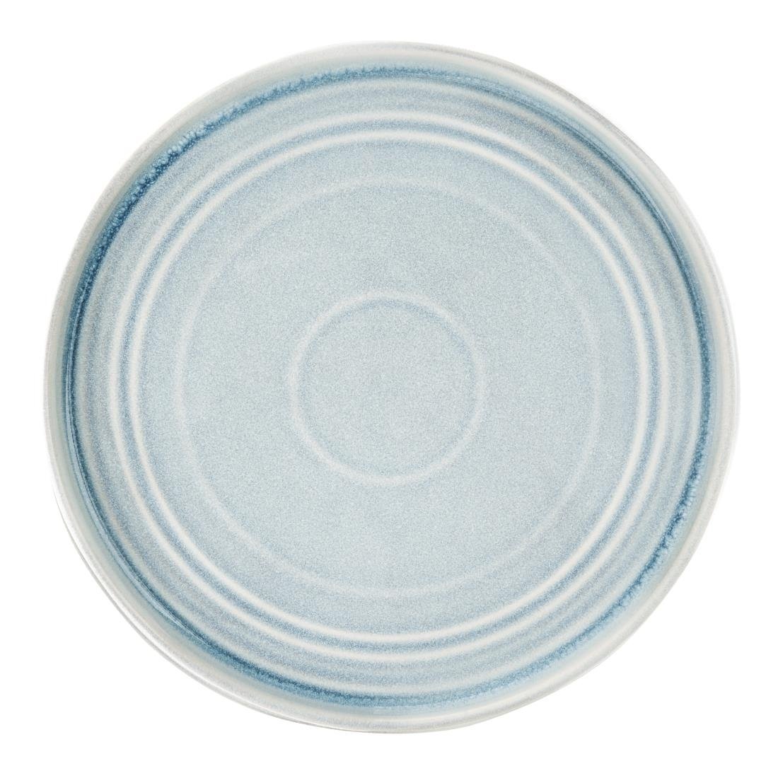 Olympia Cavolo Flat Round Plates Ice Blue 270mm (4 Pack) - FB569