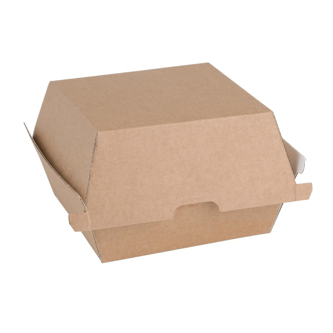 Fiesta Compostable Kraft Burger Boxes Small 105mm (Pack of 200) - FB664