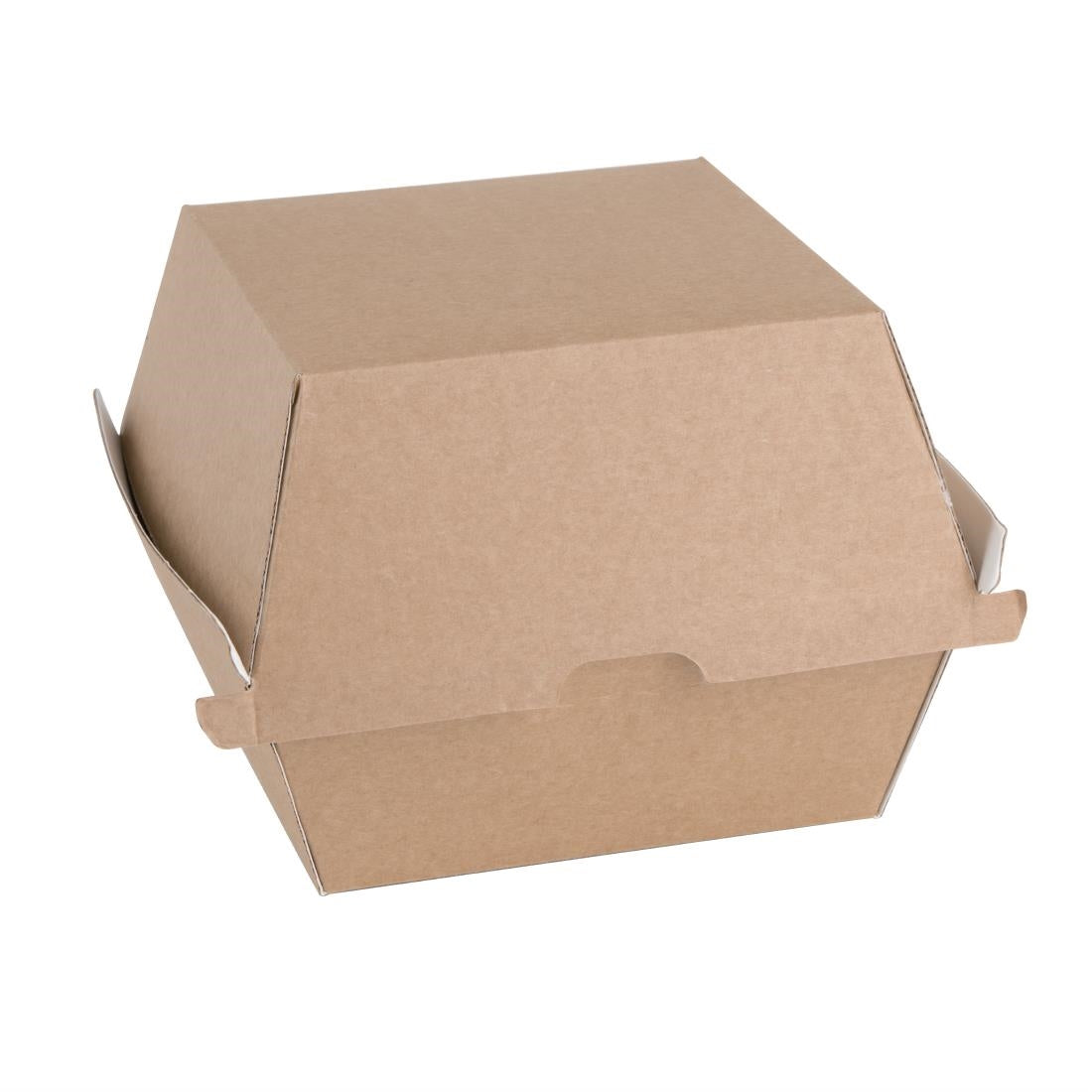 Fiesta Compostable Kraft Burger Boxes Large 112mm (Pack of 150) - FB665