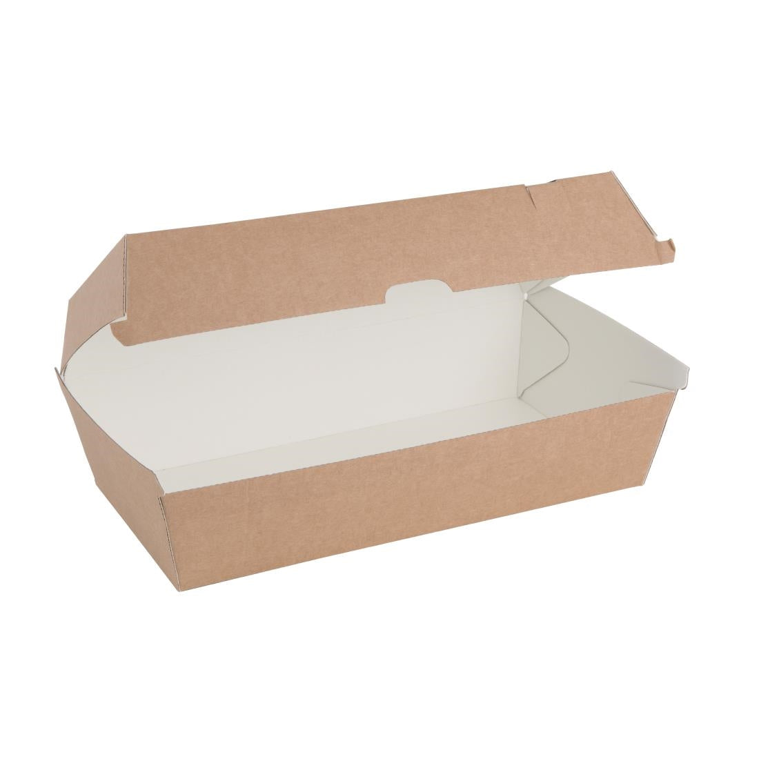 Fiesta Compostable Kraft Food Boxes Large 204mm (Pack of 100) - FB667