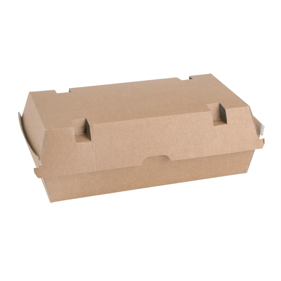 Fiesta Compostable Kraft Food Boxes Large 204mm (Pack of 100) - FB667