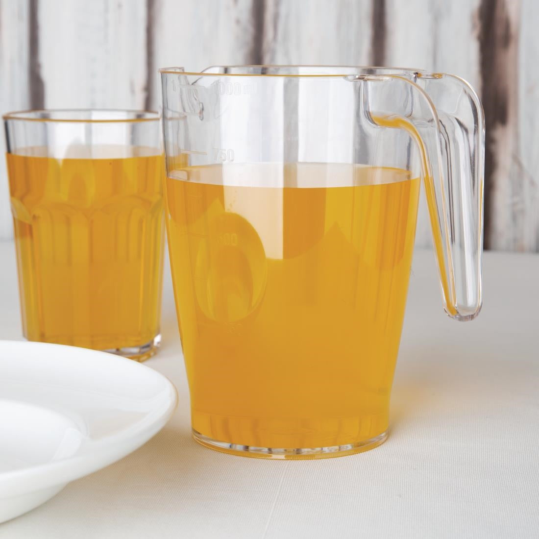 Olympia Kristallon Polycarbonate Stacking Jug 1ltr - FB890