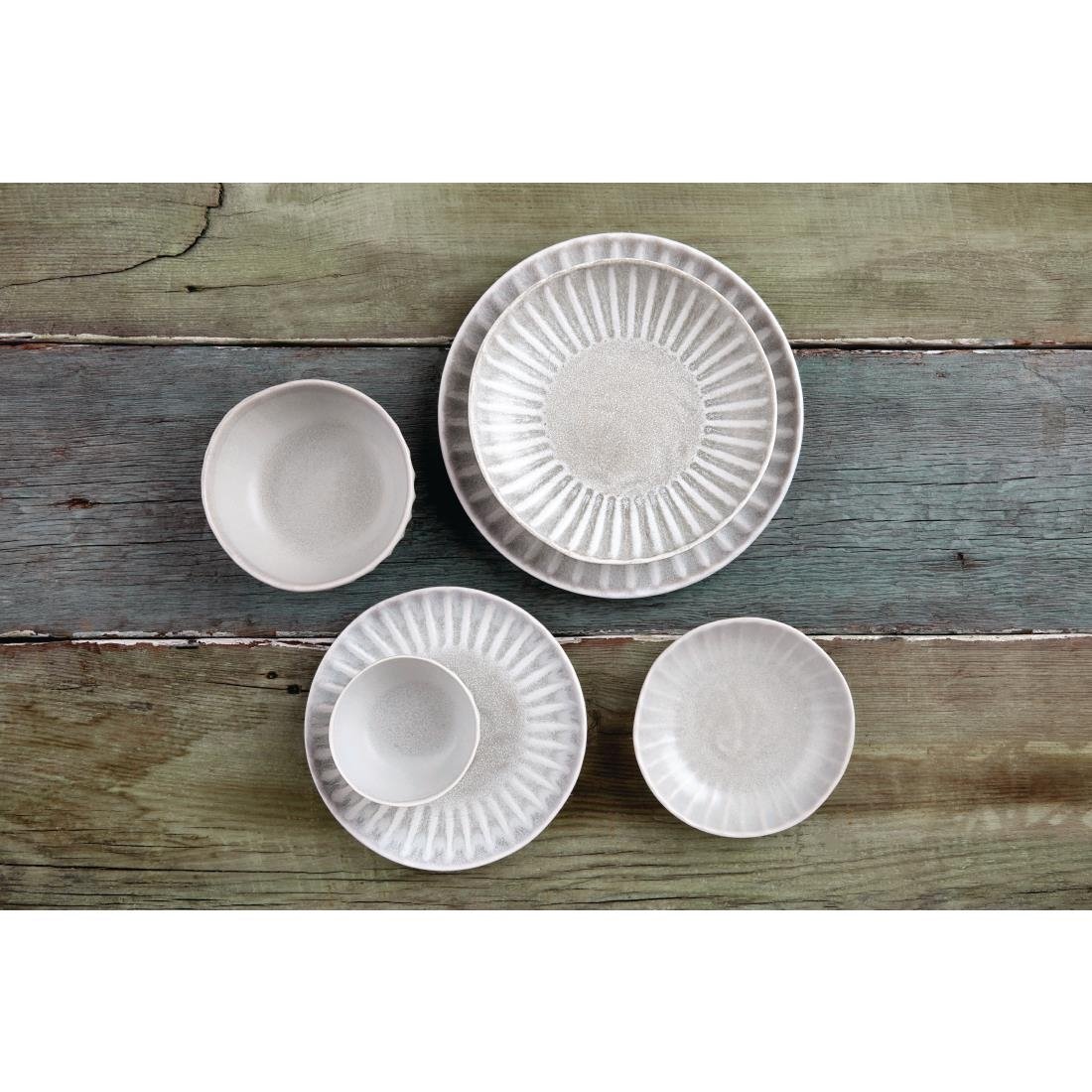 Olympia Corallite Coupe Bowls Concrete Grey 220mm (6 Pack) - FB957
