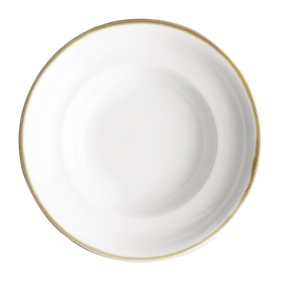 Olympia Kiln Pasta Bowl Chalk 250mm 340ml (Pack of 4) - FB979