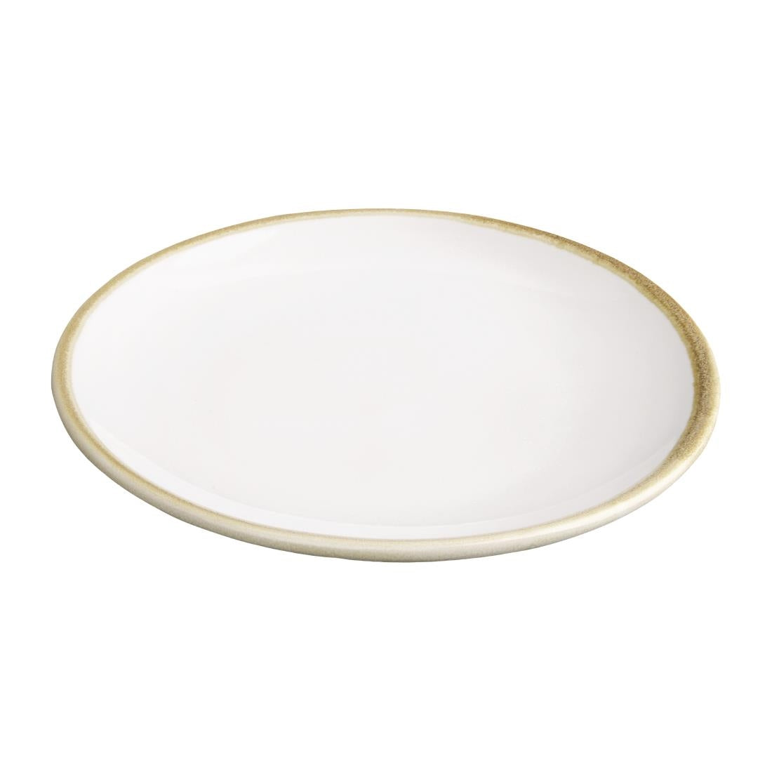 Olympia Kiln Round Coupe Plate Chalk 180mm (Pack of 6) - FB980