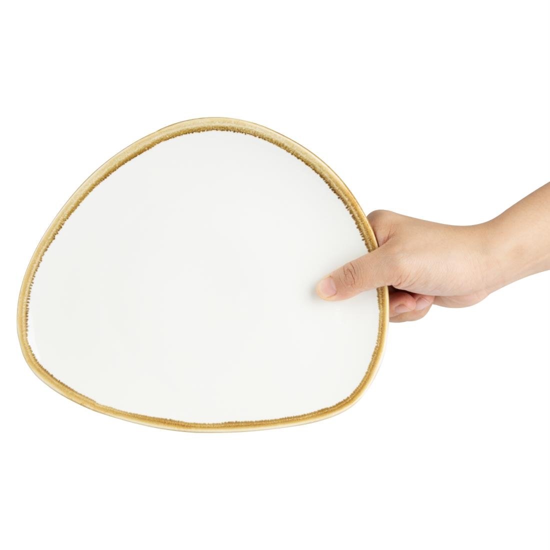 Olympia Kiln Triangular Plate Chalk 230mm (Pack of 6) - FB984