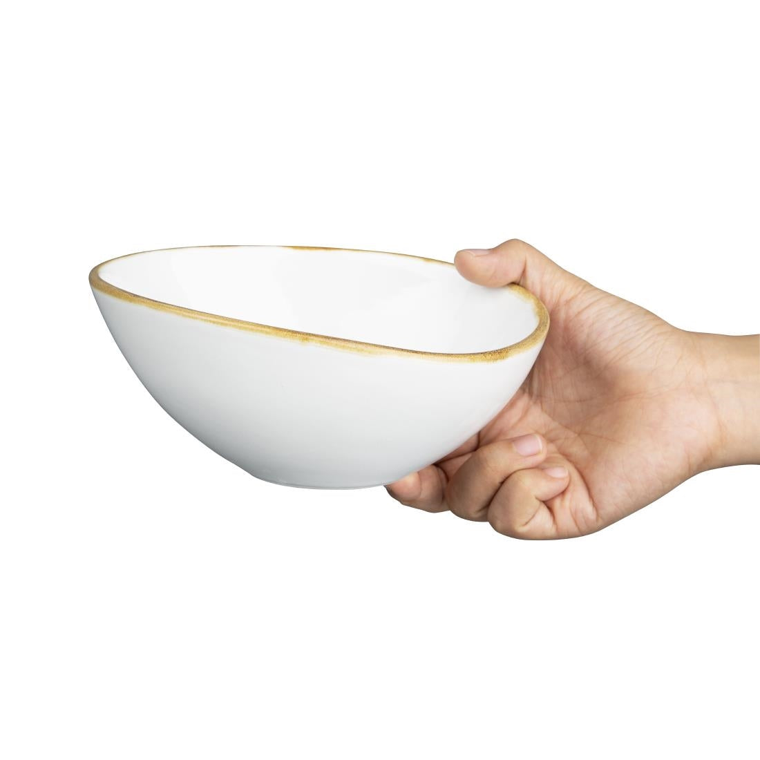 Olympia Kiln Bowl Chalk 165mm 425ml (Pack of 6) - FB996