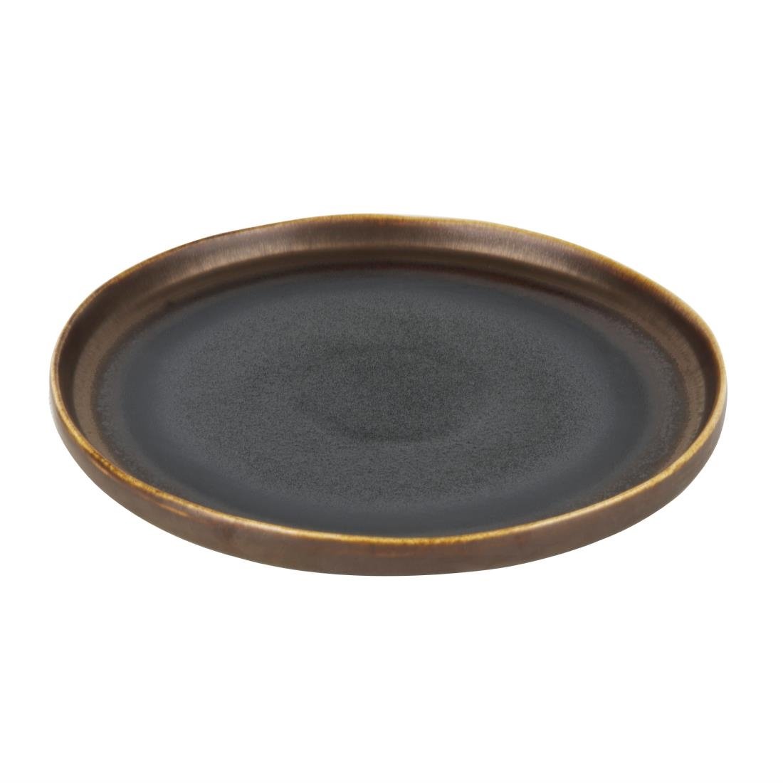 Olympia Ochre Flat Plates 260mm (6 Pack) - FC285