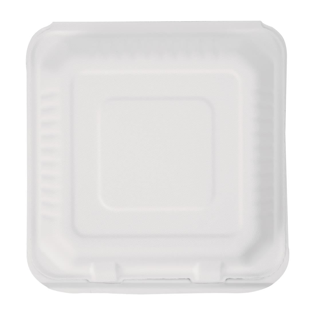 Fiesta Compostable Bagasse Hinged Food Containers 236mm (Pack of 200) - FC527