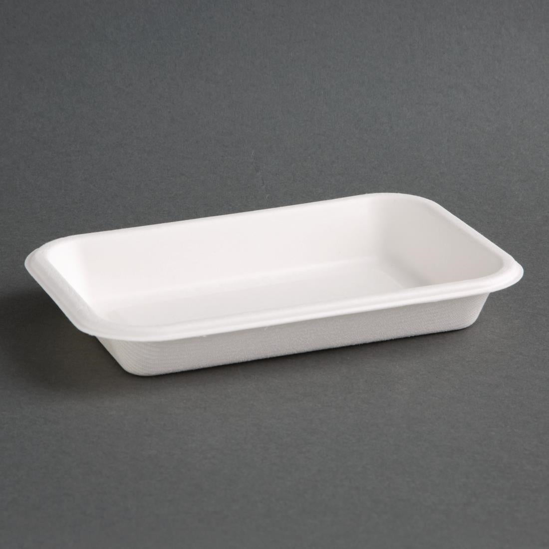 Fiesta Compostable Bagasse Food Trays 340ml (Pack of 50) - FC528