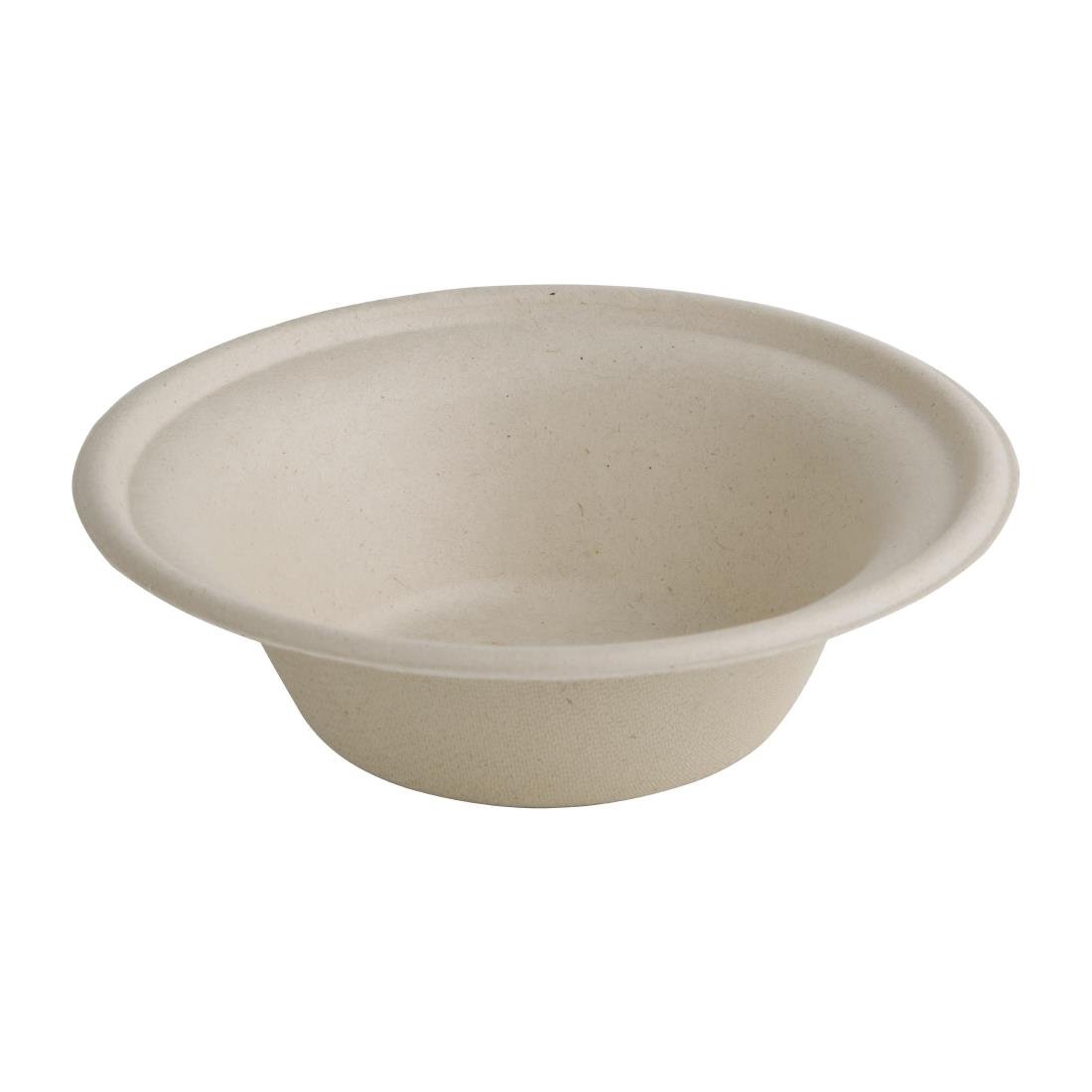 Fiesta Compostable Bagasse Round Bowls Natural Colour 312ml (Pack of 50) - FC543
