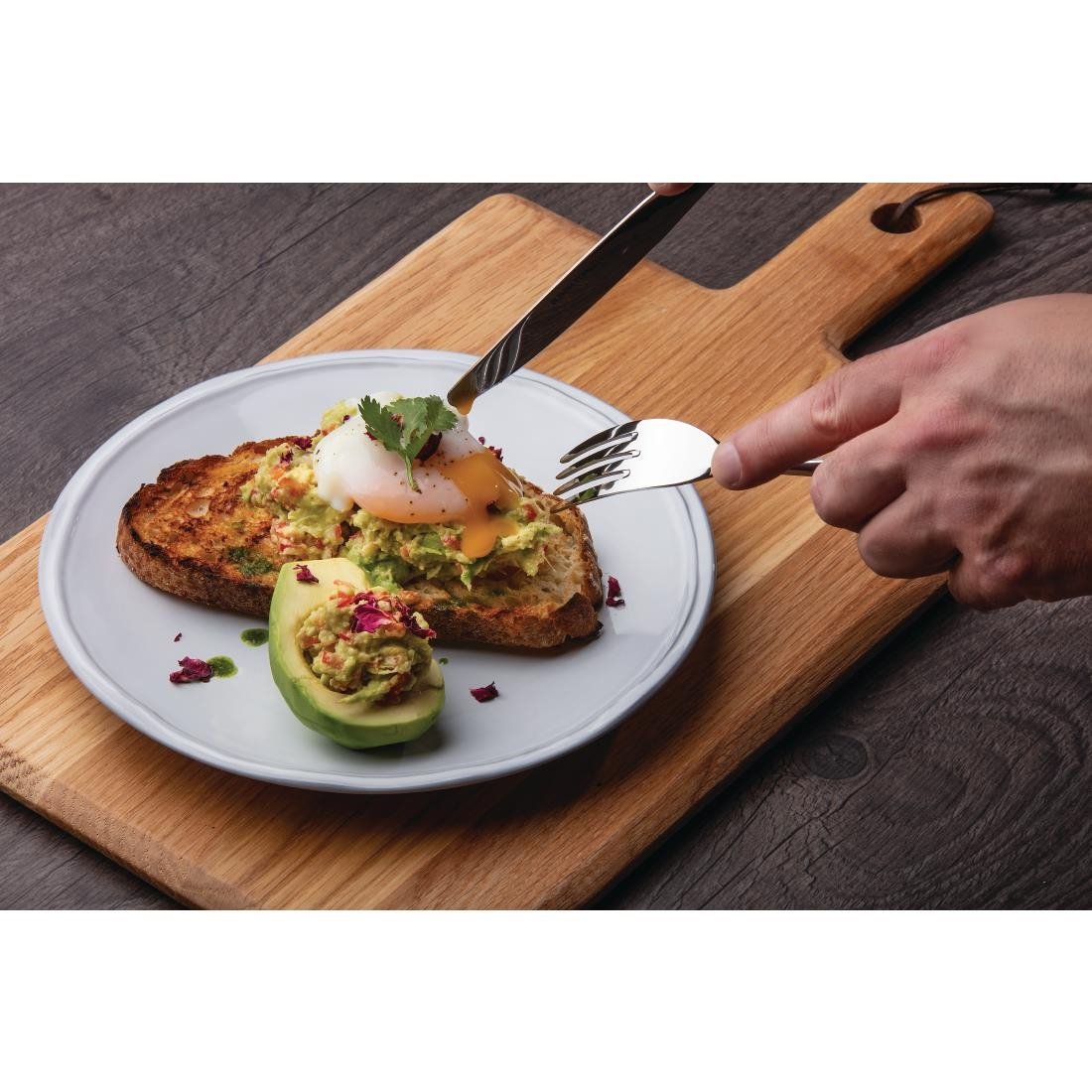 Olympia Oak Handled Wooden Board Large - GM261