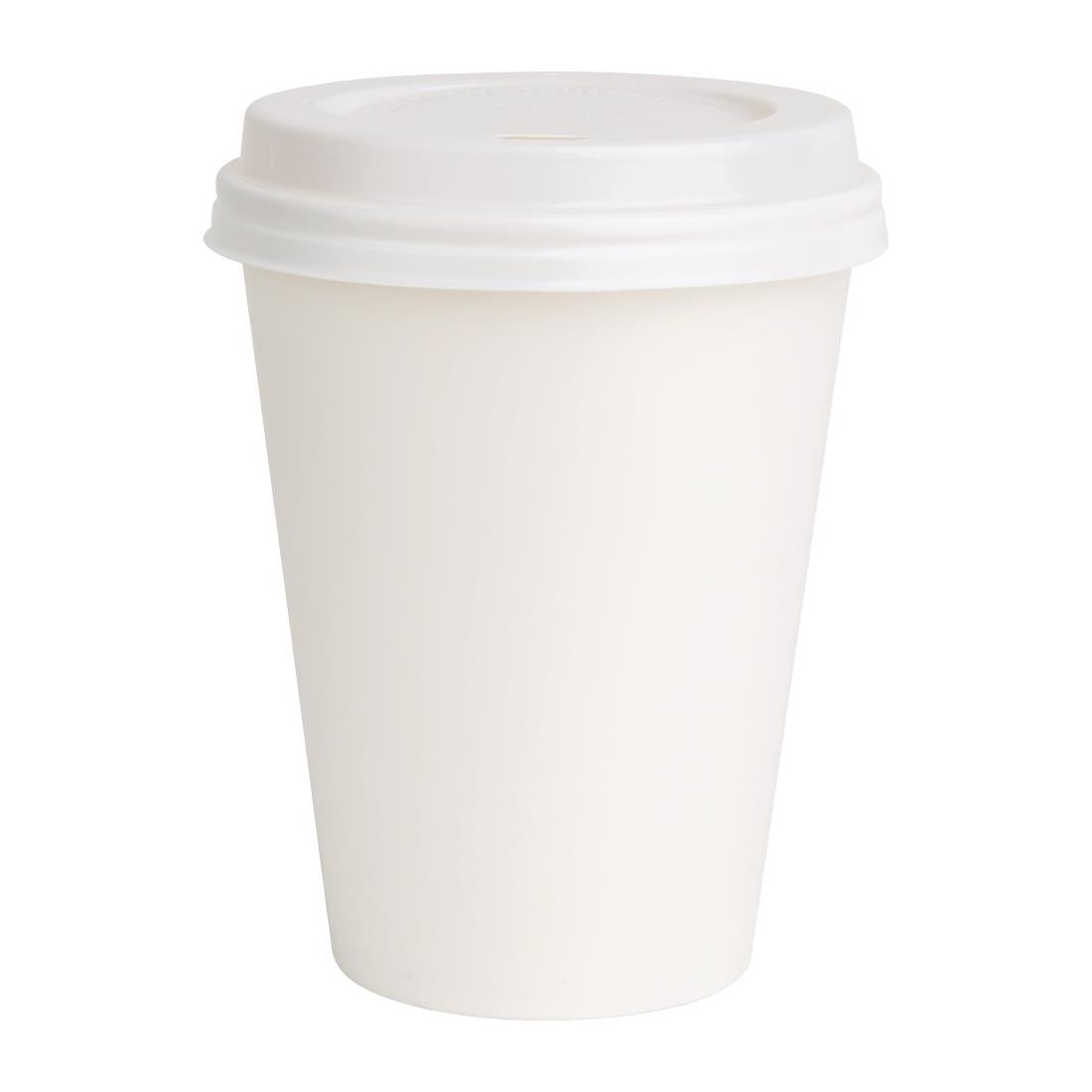Fiesta Recyclable Paper Coffee Cups 225ml White (Pack of 1000) - FD402