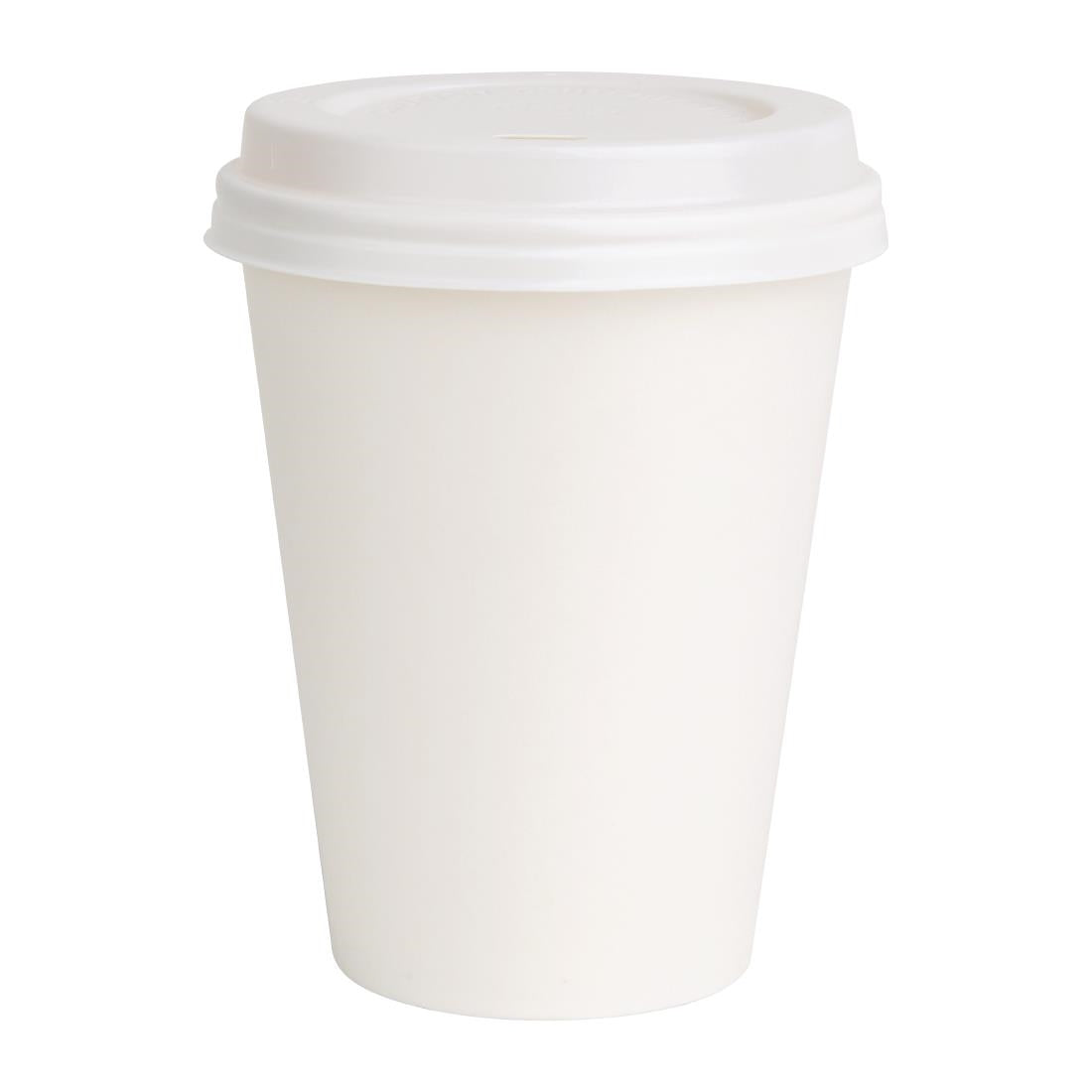 Fiesta Recyclable Paper Coffee Cups 225ml White (Pack of 50) - FD403