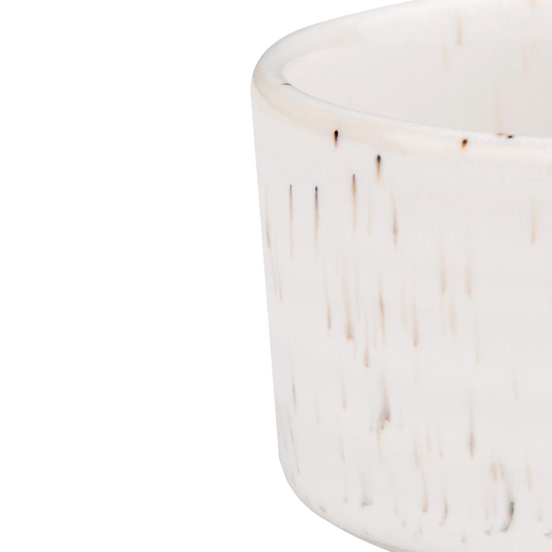 Olympia Cavolo White Speckle Dipping Dish 67(Ø Pack)mm (12 Pack) - FD905