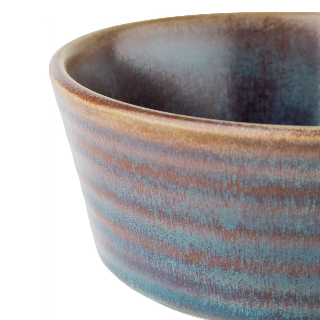 Olympia Cavolo Flat Round Bowls Iridescent 143mm (6 Pack) - FD912