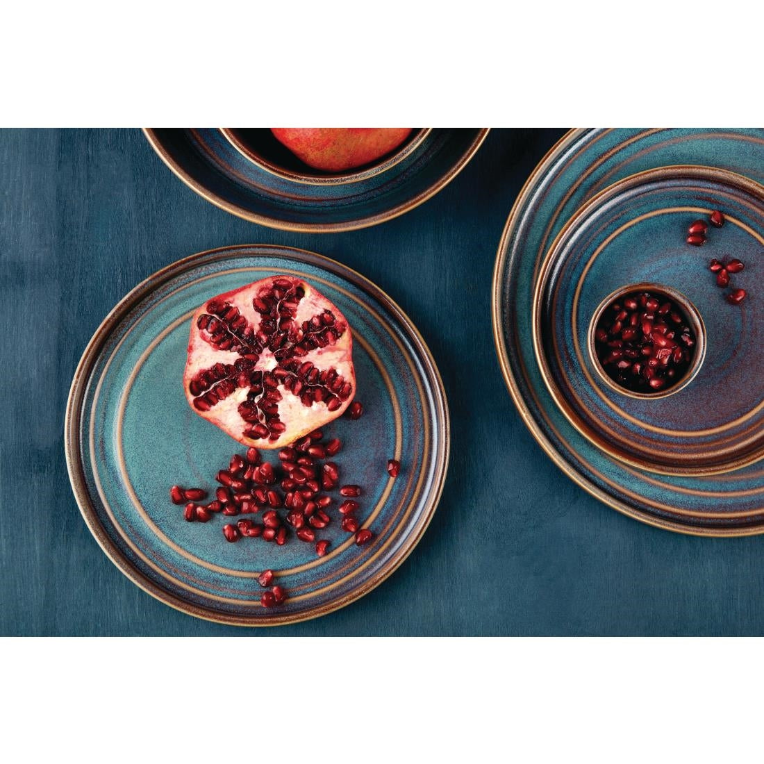 Olympia Cavolo Iridescent Flat Round Plate - 180mm (6 Pack) - FD914