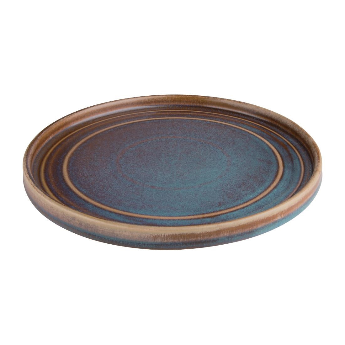 Olympia Cavolo Iridescent Flat Round Plate - 220mm (6 Pack) - FD915