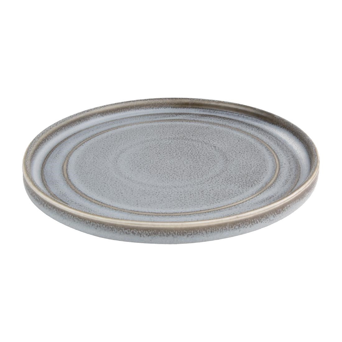Olympia Cavolo Charcoal Dusk Flat Round Plate 220(Ø Pack)mm (6 Pack) - FD921