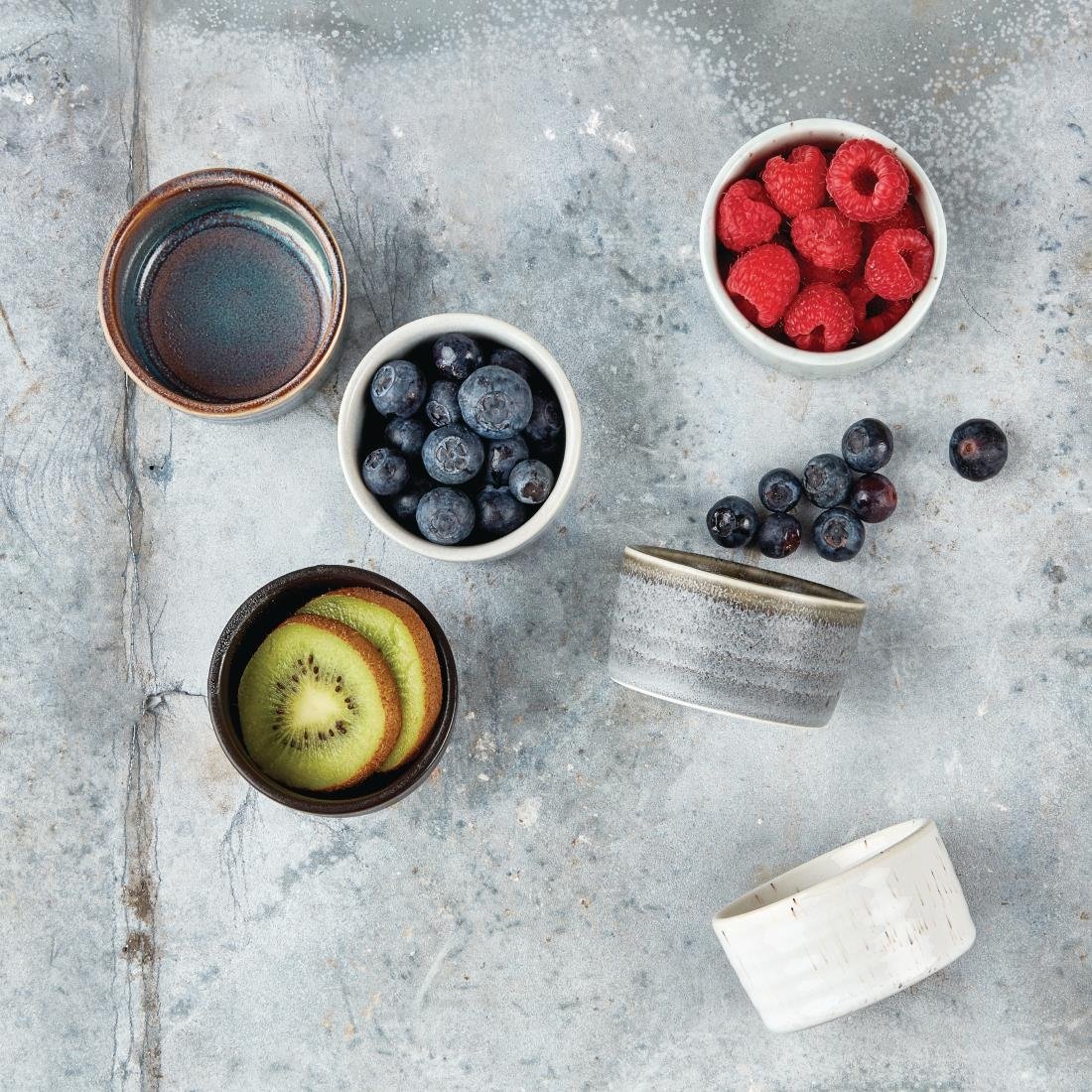 Olympia Cavolo Charcoal Dusk Dipping Dish 67mm (12 Pack) - FD923