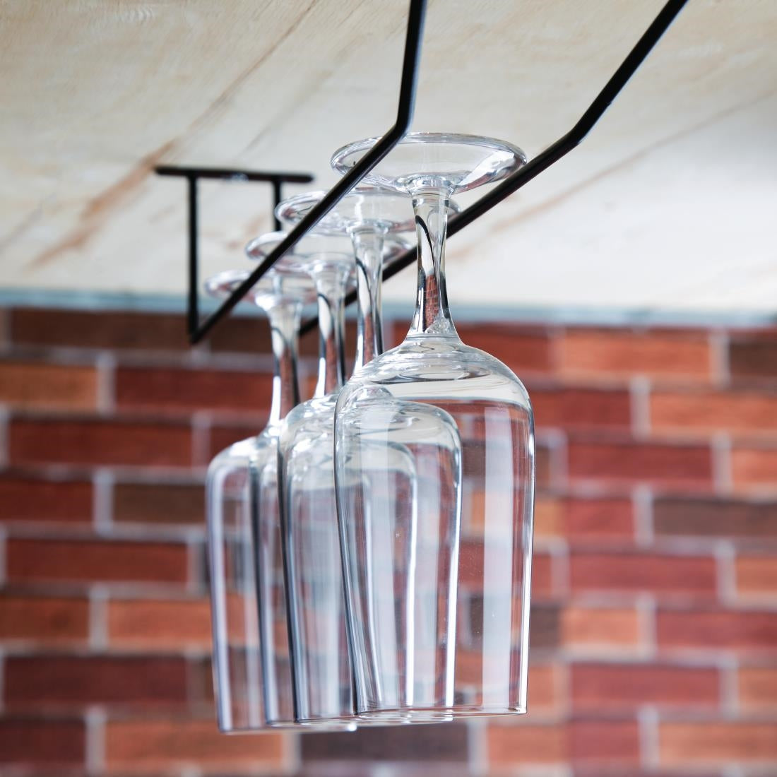 Olympia Wine Glass Rack Black 406mm - FD988