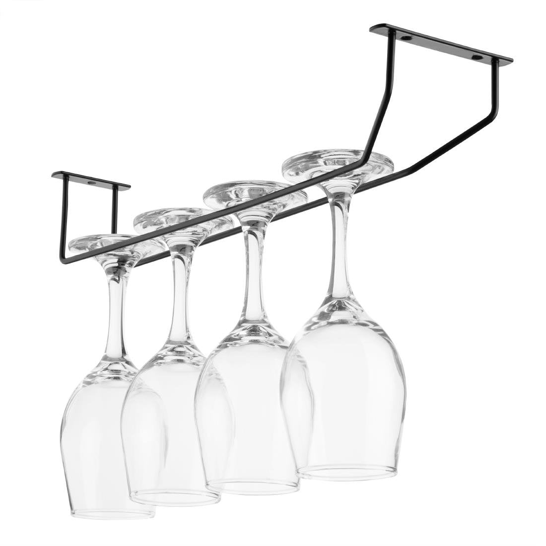 Olympia Wine Glass Rack Black 406mm - FD988