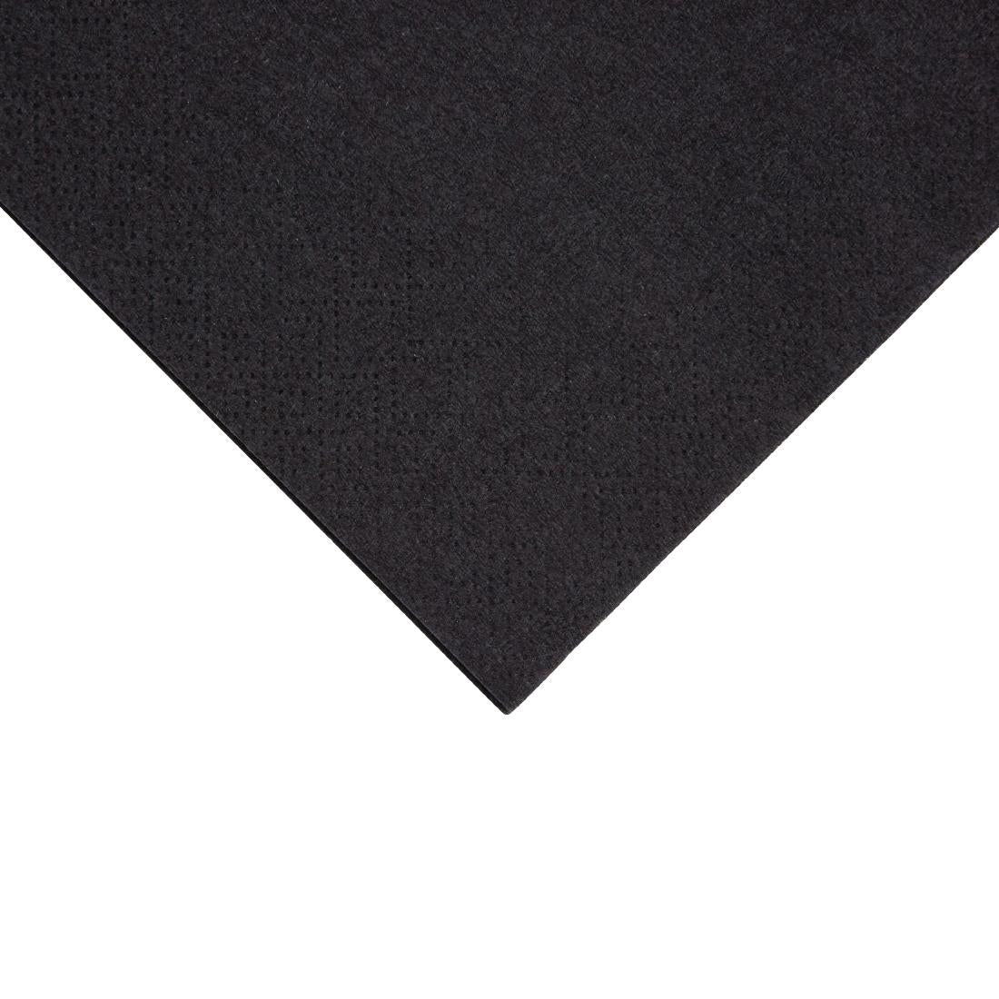 Fiesta Recyclable Cocktail Napkin Black 240x240mm 2ply 1/4 Fold (Pack of 4000) - FE218