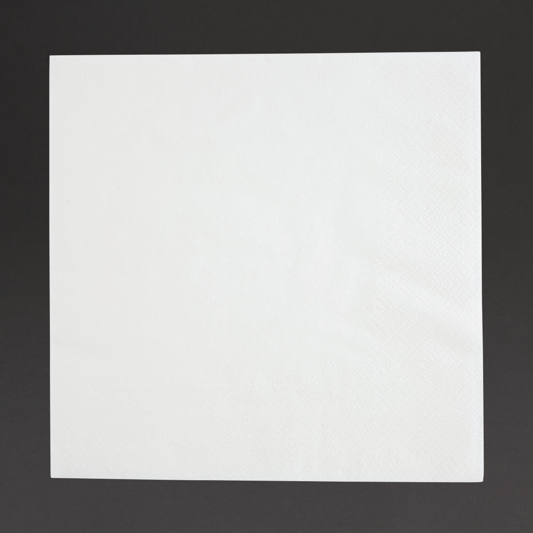 Fiesta Recyclable Lunch Napkin White 330x330mm 2ply 1/4 Fold (Pack of 2000) - FE219