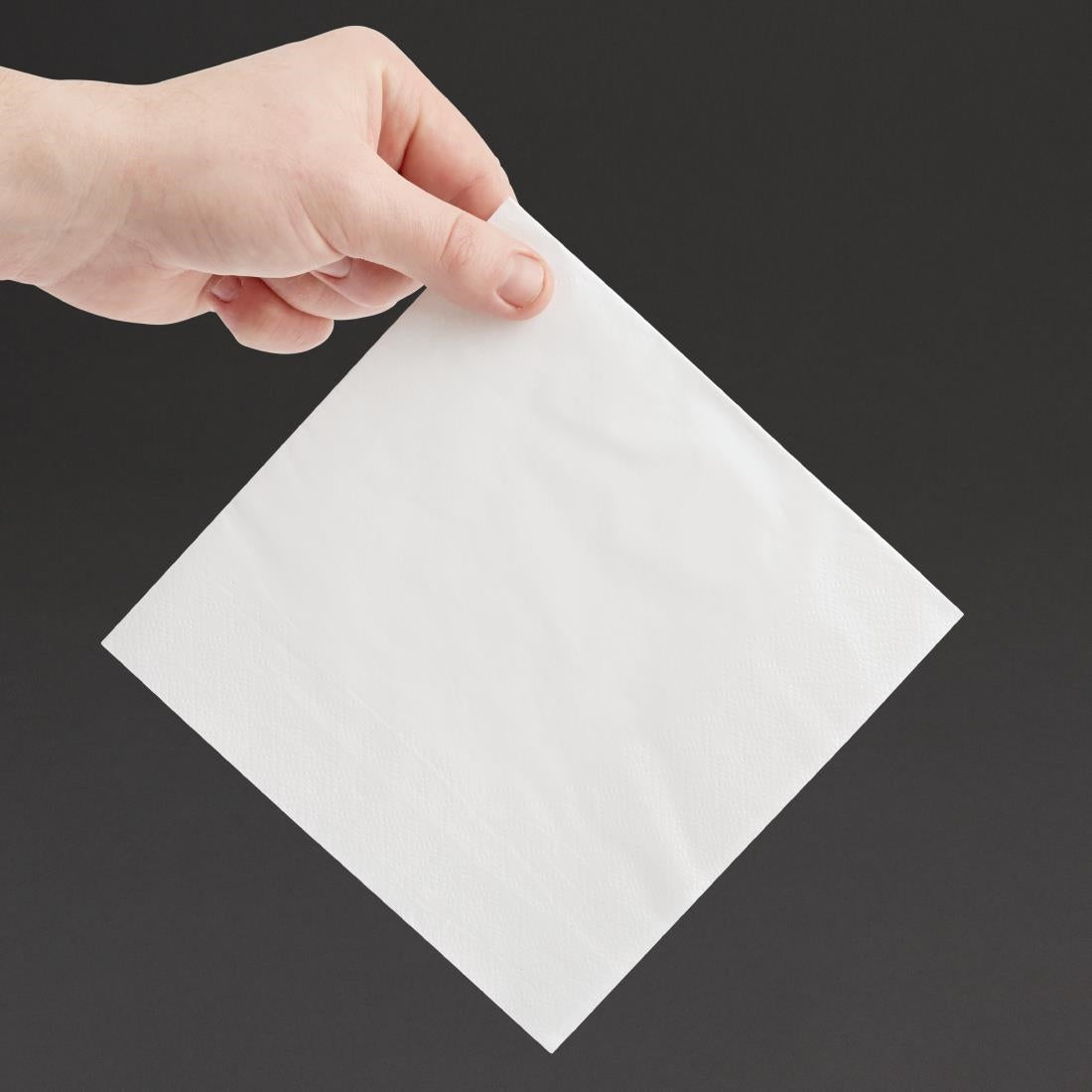 Fiesta Recyclable Lunch Napkin White 330x330mm 2ply 1/4 Fold (Pack of 2000) - FE219