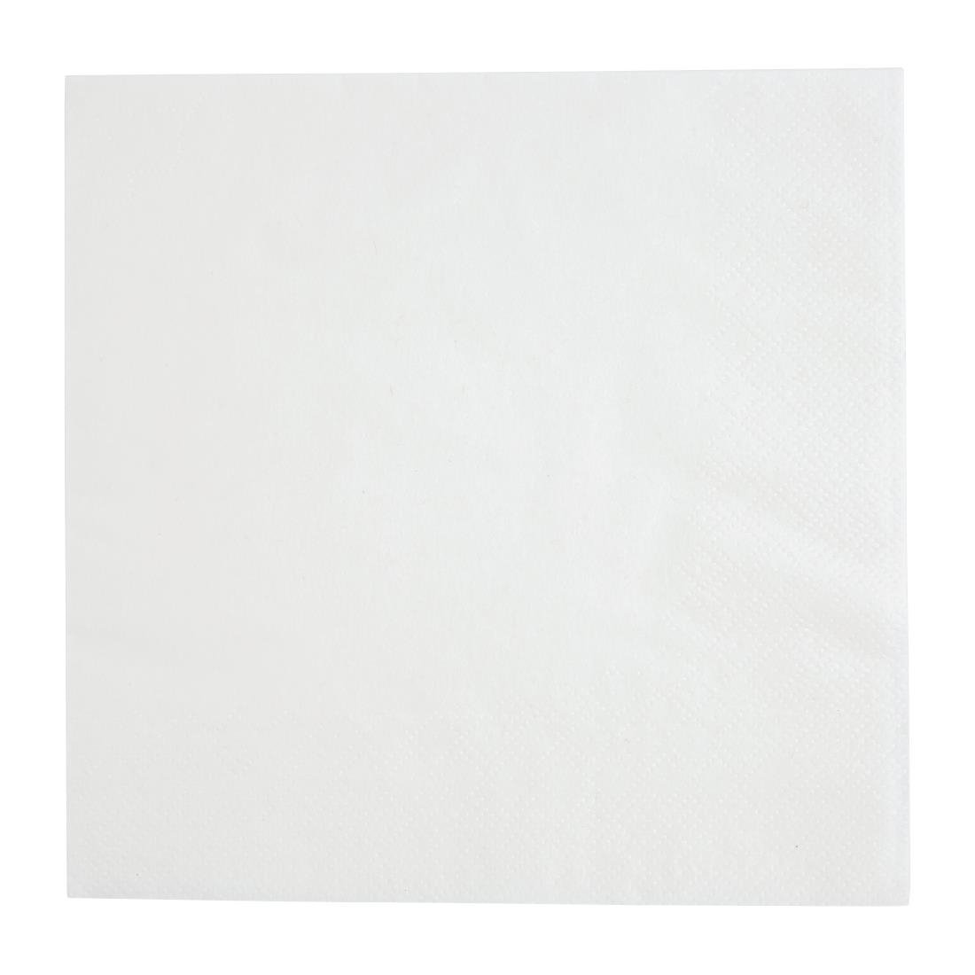 Fiesta Recyclable Lunch Napkin White 330x330mm 2ply 1/4 Fold (Pack of 2000) - FE219