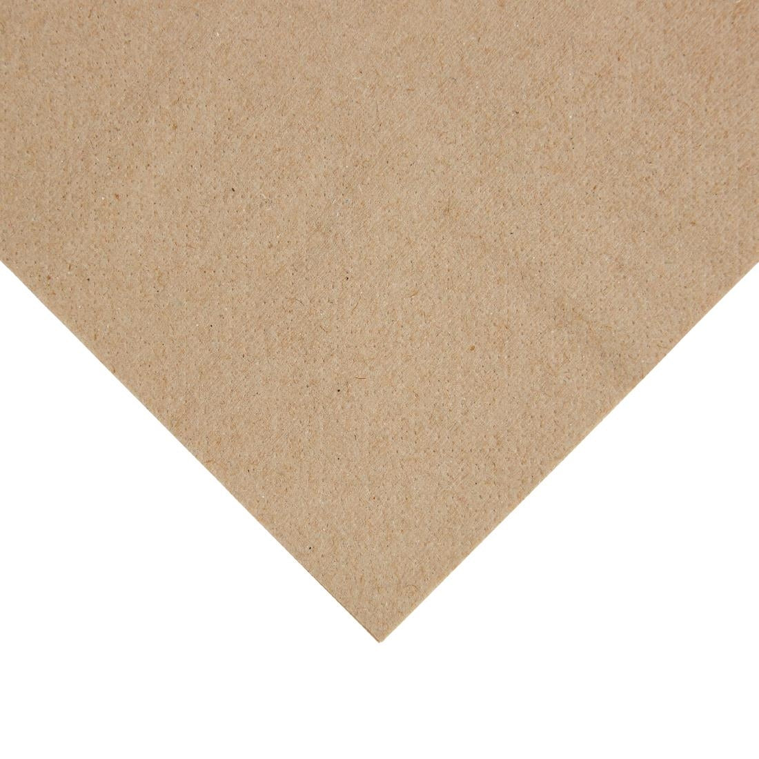 Fiesta Recyclable Recycled Lunch Napkin Kraft 330x330mm 2ply 1/4 Fold (Pack of 2000) - FE226