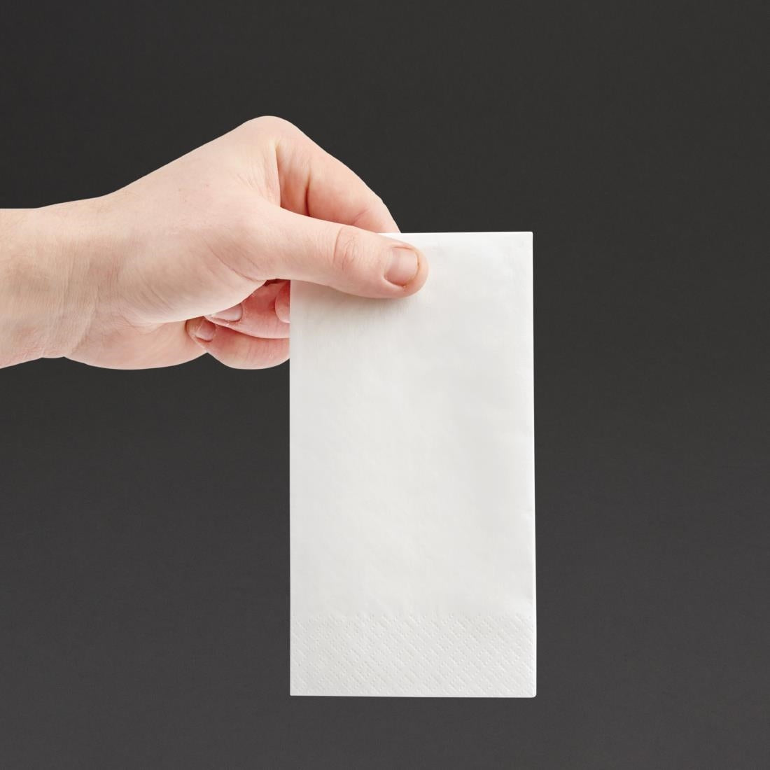 Fiesta Recyclable Lunch Napkin White 330x330mm 2ply 1/8 Fold (Pack of 2000) - FE227