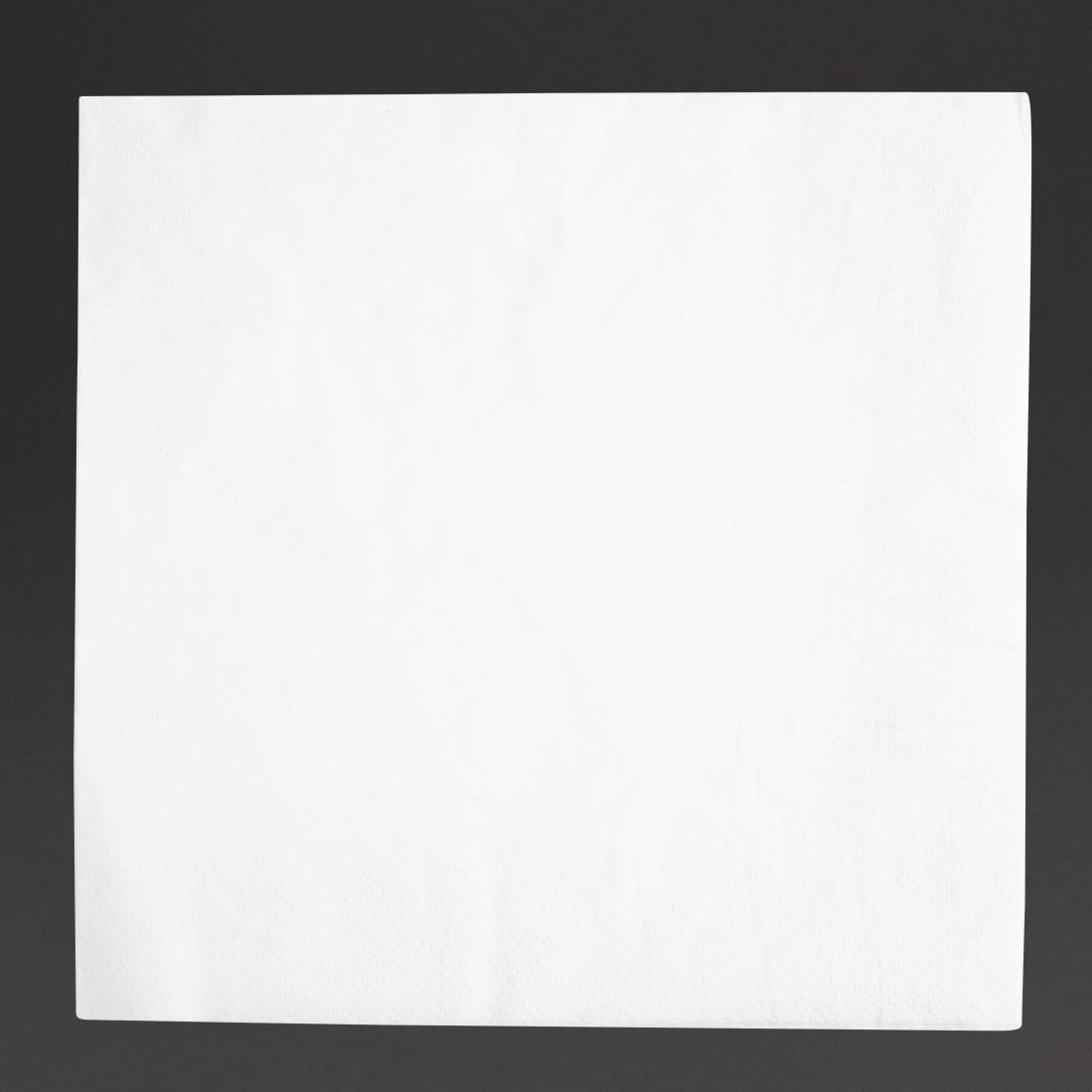 Fiesta Recyclable Dinner Napkin White 400x400mm 2ply 1/4 Fold (Pack of 2000) - FE235